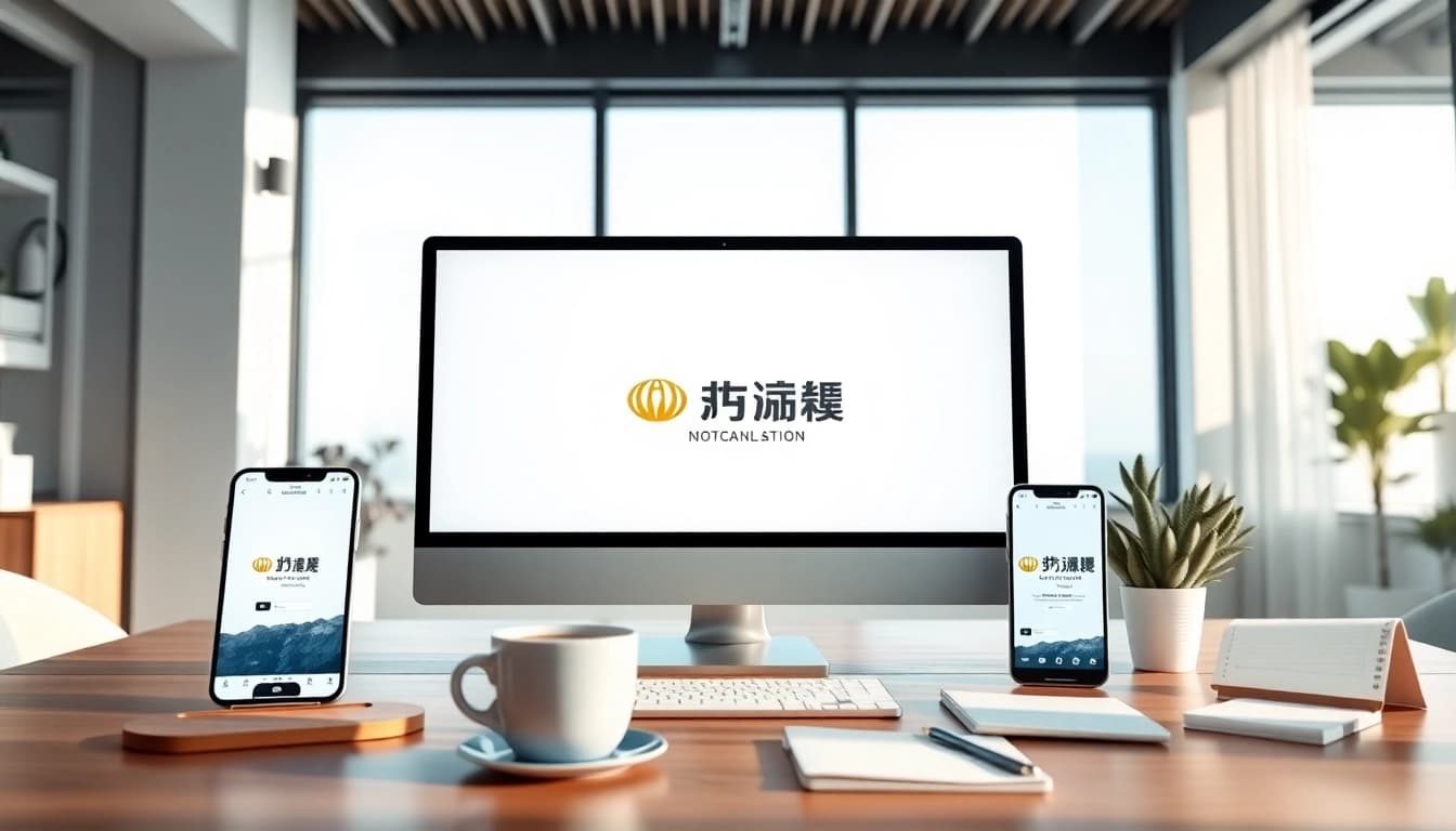 The 快连官网 displayed on multiple devices, highlighting seamless connectivity and innovative tech solutions.