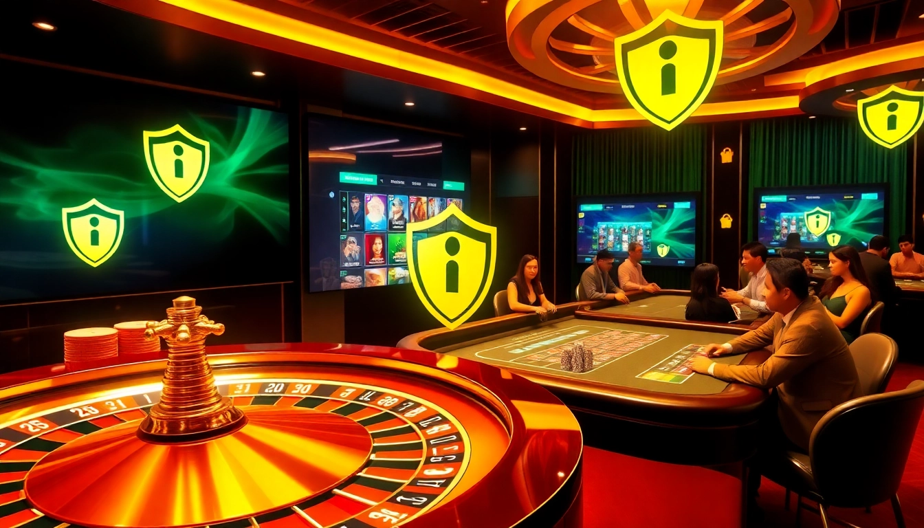 UU88 online casino scene with roulette wheel, poker chips, and players engaged at virtual tables.