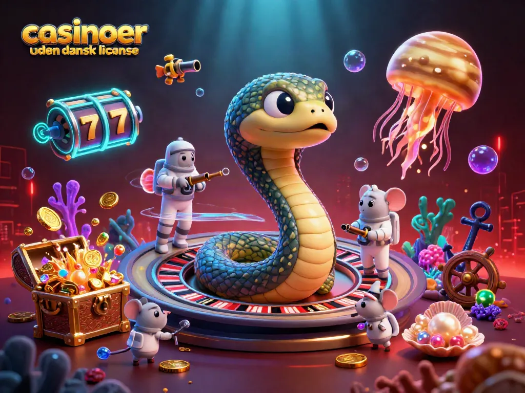 Engage in thrilling betting action at casinoer uden dansk licens with astronaut mice and a cosmic jellyfish dealer.