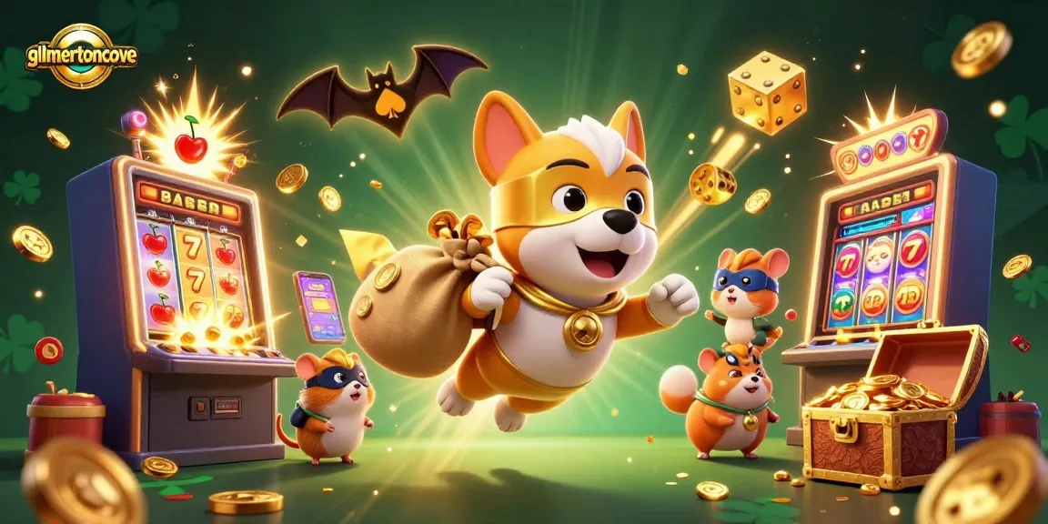 Experience the thrill of gilmertoncove with a flying superhero dog and casino excitement!