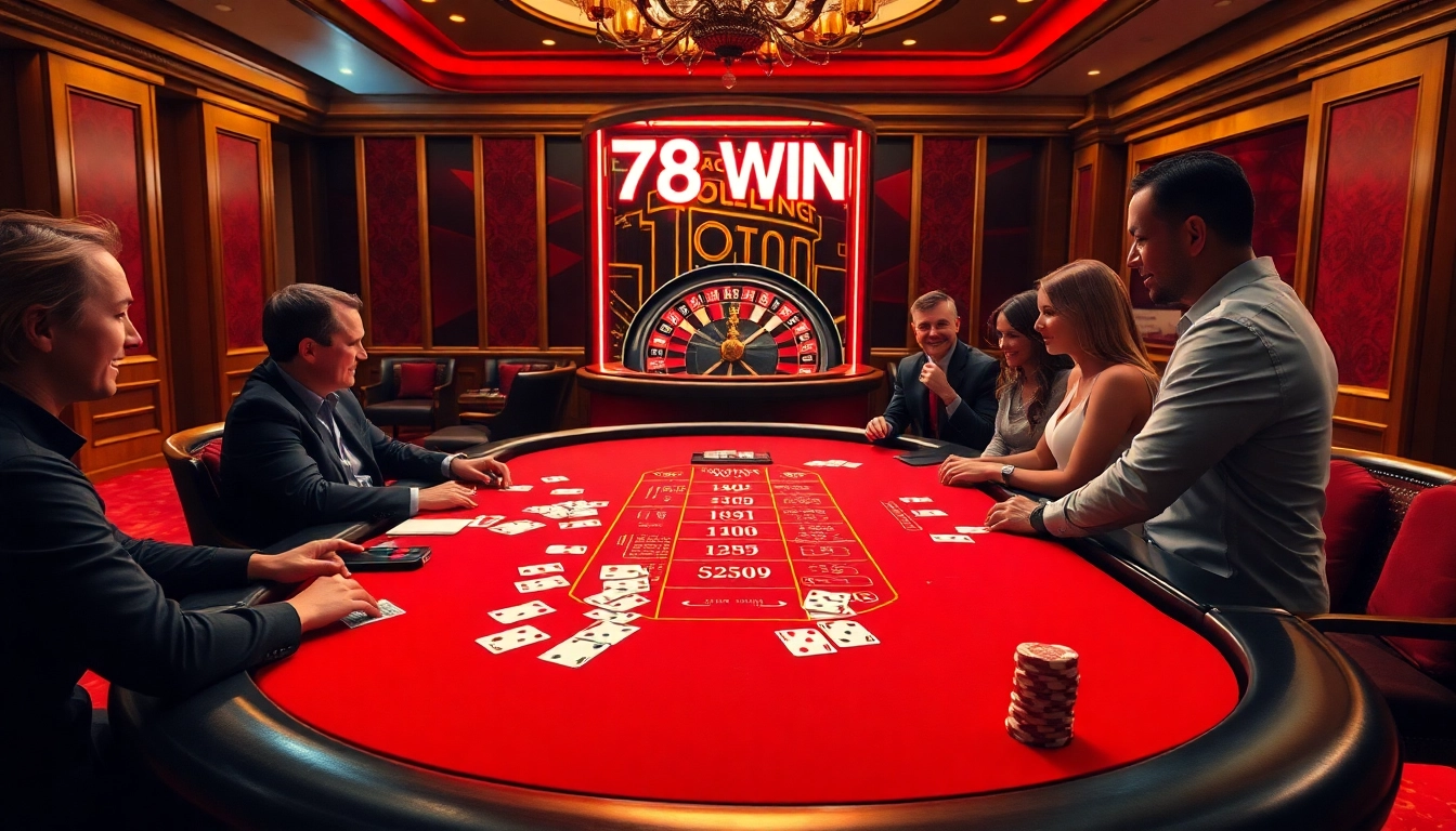 Experience the thrill of winning at 78 Win casino with exciting games and rich atmosphere.