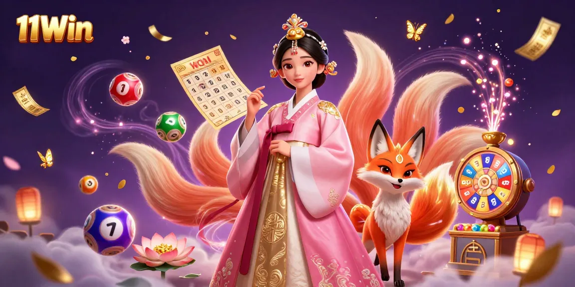 Experience the vibrant excitement of winning at 11Win with colorful lottery balls and dynamic game elements.