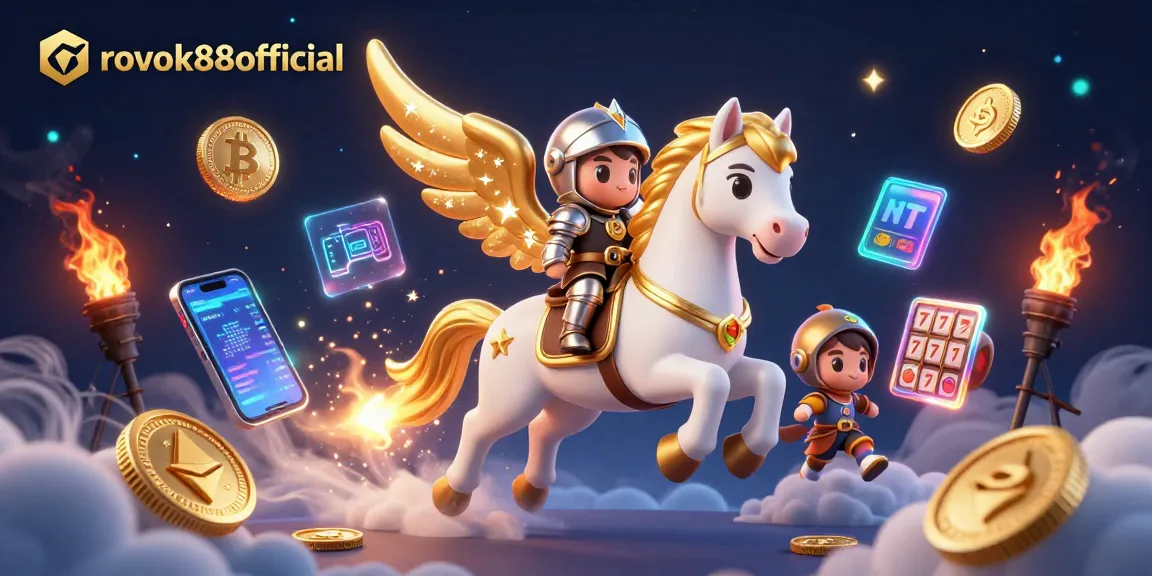 Experience thrilling wins at rokok88official with dazzling 3D elements from crypto coins to slot games.