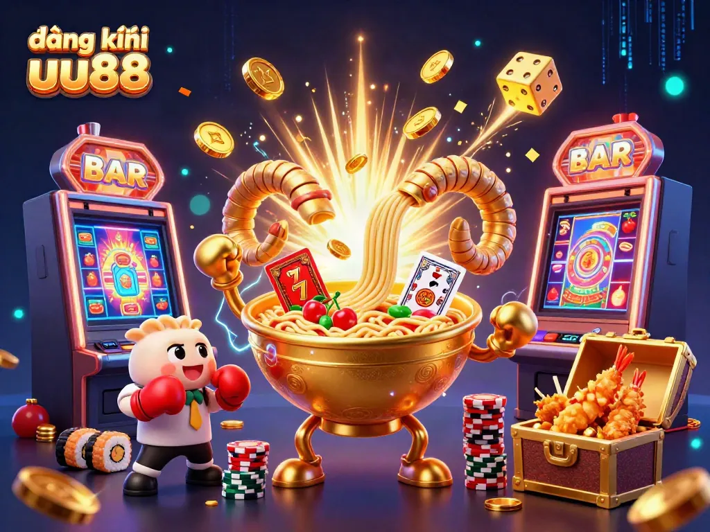 Engage in thrilling online gaming adventures at đăng ký uu88 with vibrant 3D characters and casino elements.