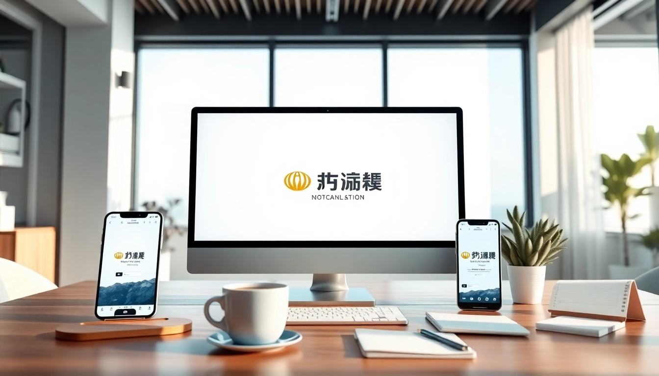 The 快连官网 displayed on multiple devices, highlighting seamless connectivity and innovative tech solutions.