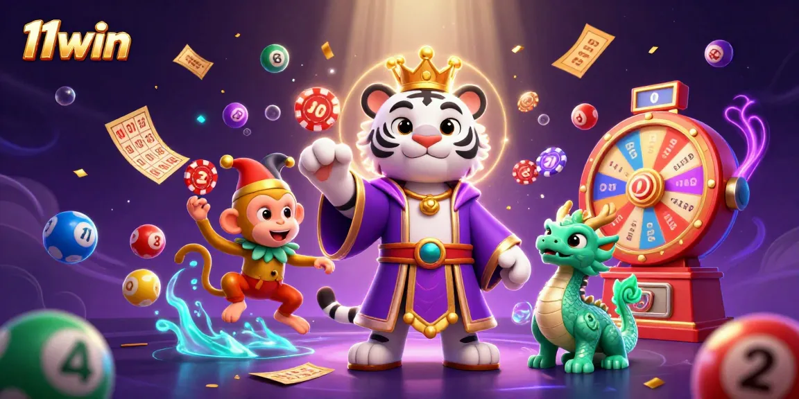 Engage with thrilling games at 11win featuring vibrant characters and dynamic lottery balls