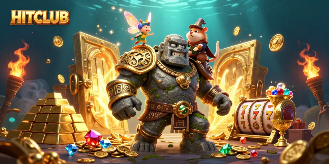 Engage in thrilling gameplay at HITCLUB, where golden treasures and magic allure new players.