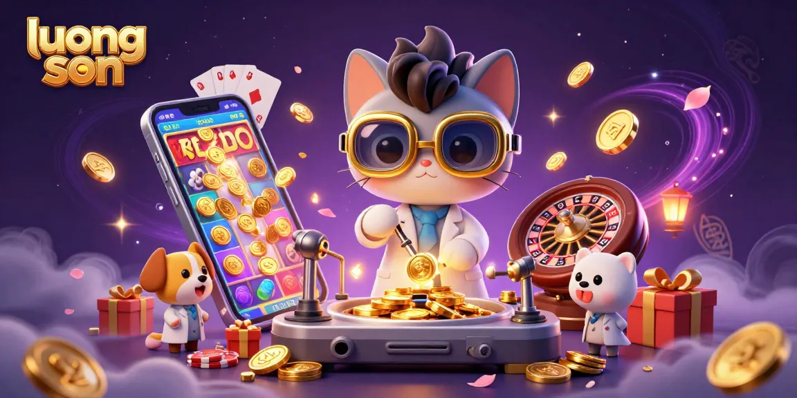 Experience vibrant luong son gaming excitement with dynamic characters and casino elements!
