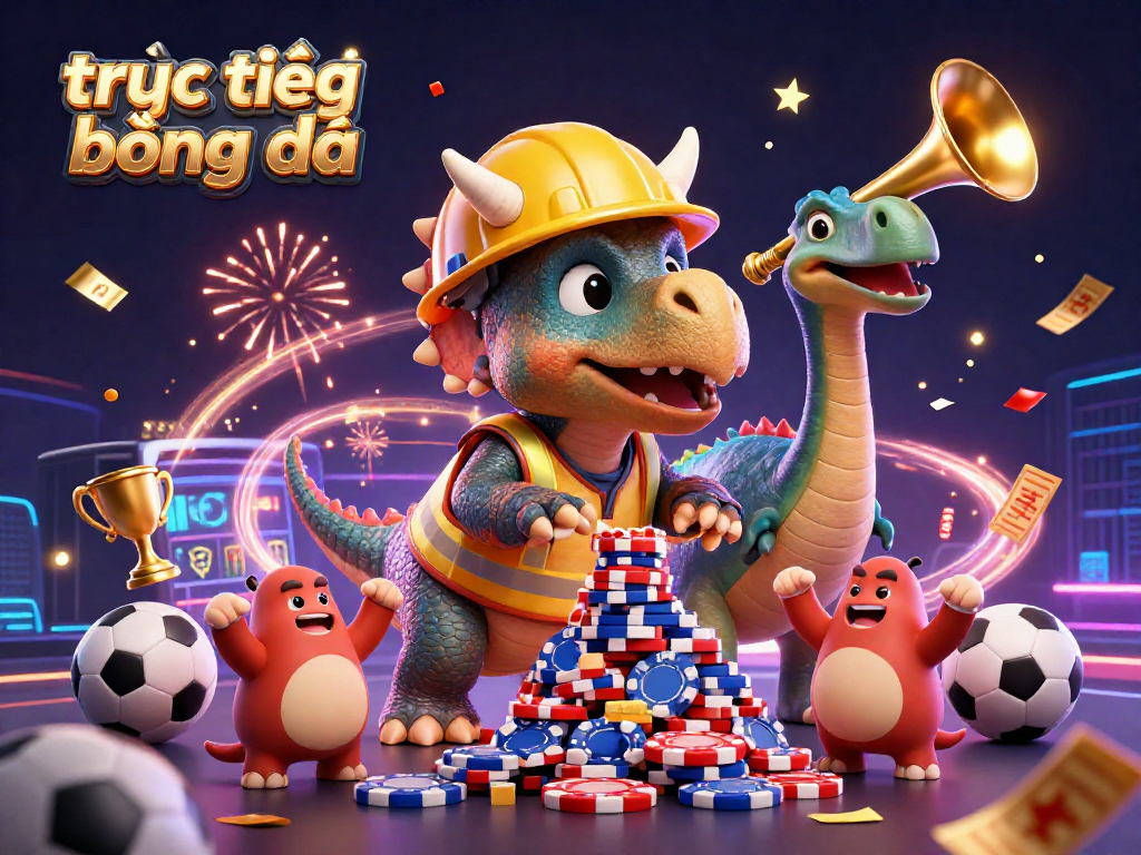 Experience trực tiếp bóng đá excitement with a vibrant celebration of sports betting in this dynamic illustration.