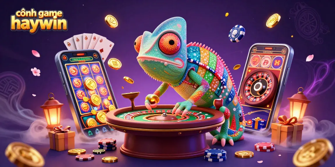 Experience thrilling games at cổng game haywin with vibrant casino elements and exciting characters.
