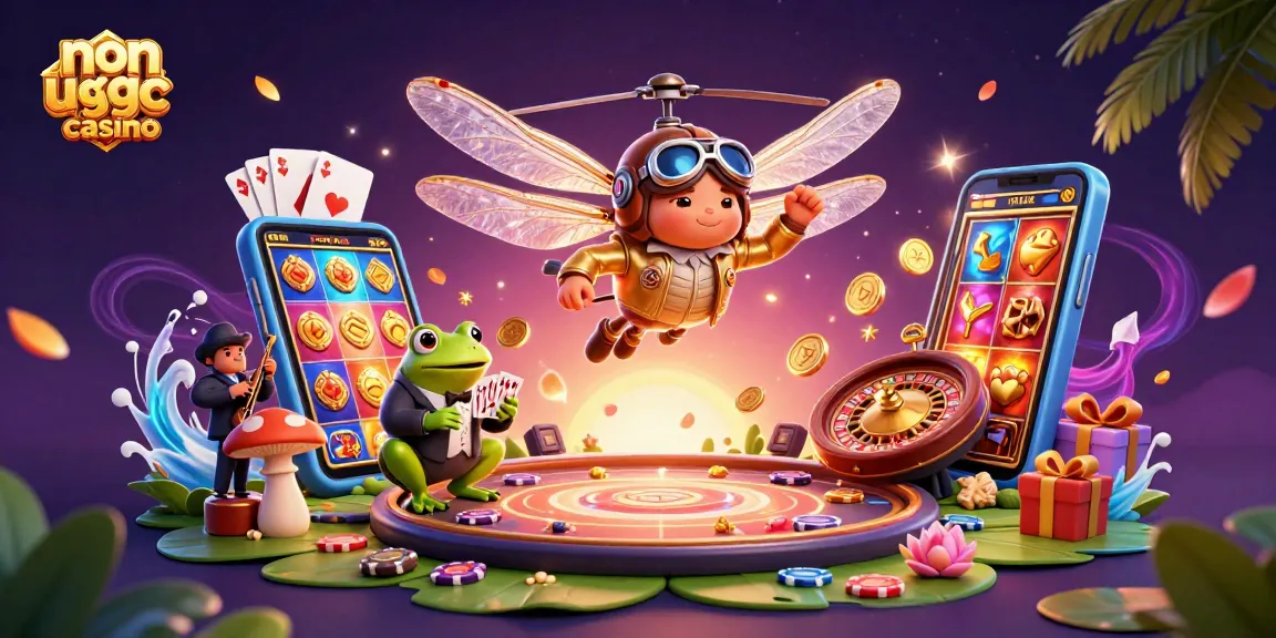 Engage in thrilling gameplay at non ukgc casino, featuring vibrant slot games and dynamic characters.