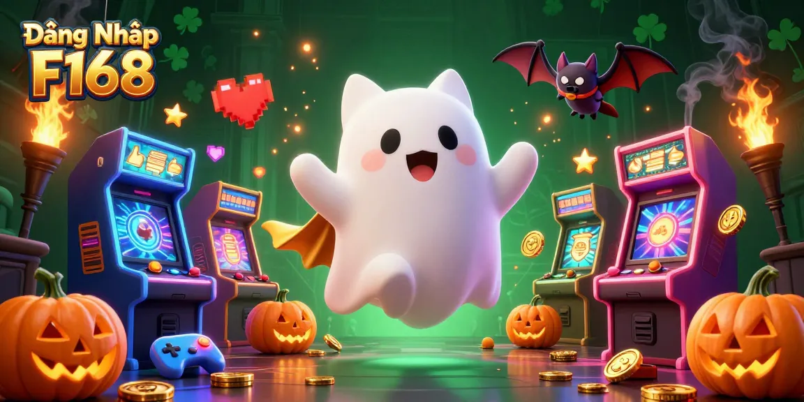 Engage with Đăng Nhập F168 to enjoy a vibrant, animated casino experience with characters and arcade elements.