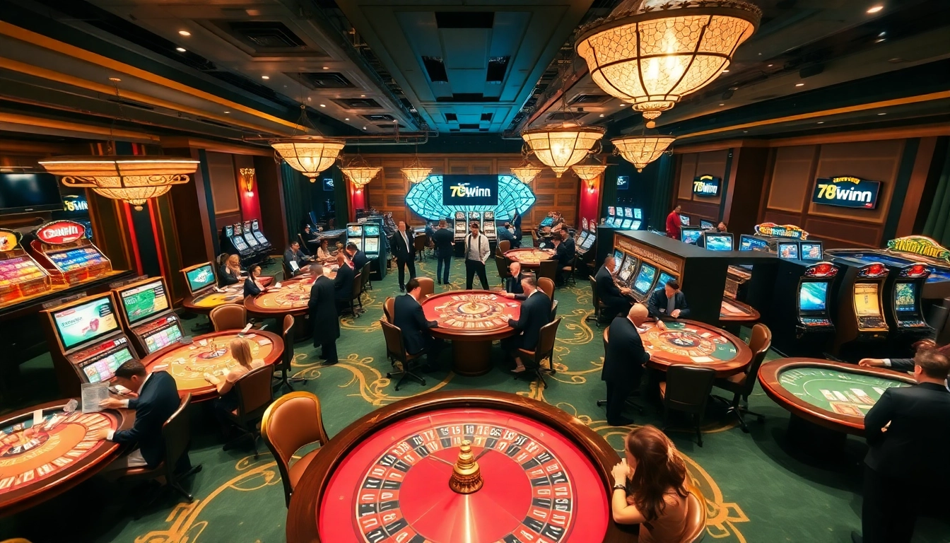 Immerse in the excitement of gambling at https://78winn.co/, featuring vibrant casino games and engaged players.