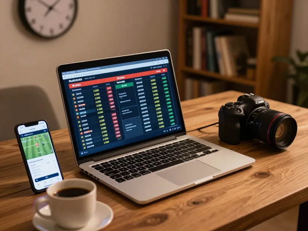 Engaging in sports betting using the 7me app to manage bets effectively in a cozy home setting.