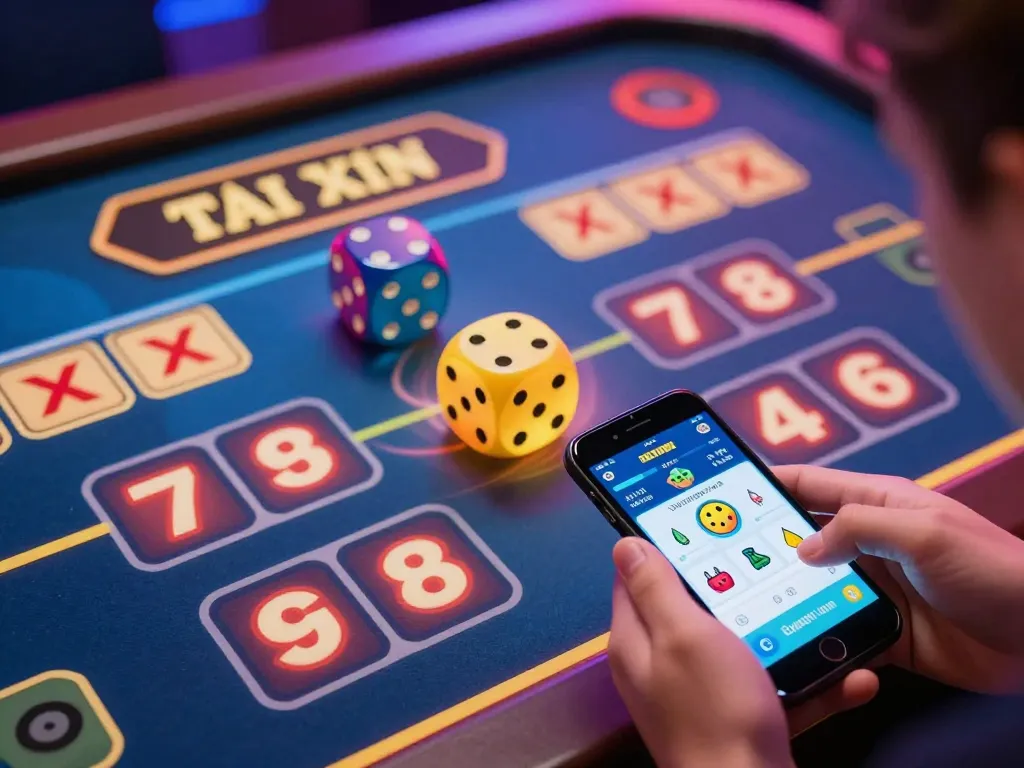 TaiXiuOnlineGo players rolling dice digitally during an exciting online game.