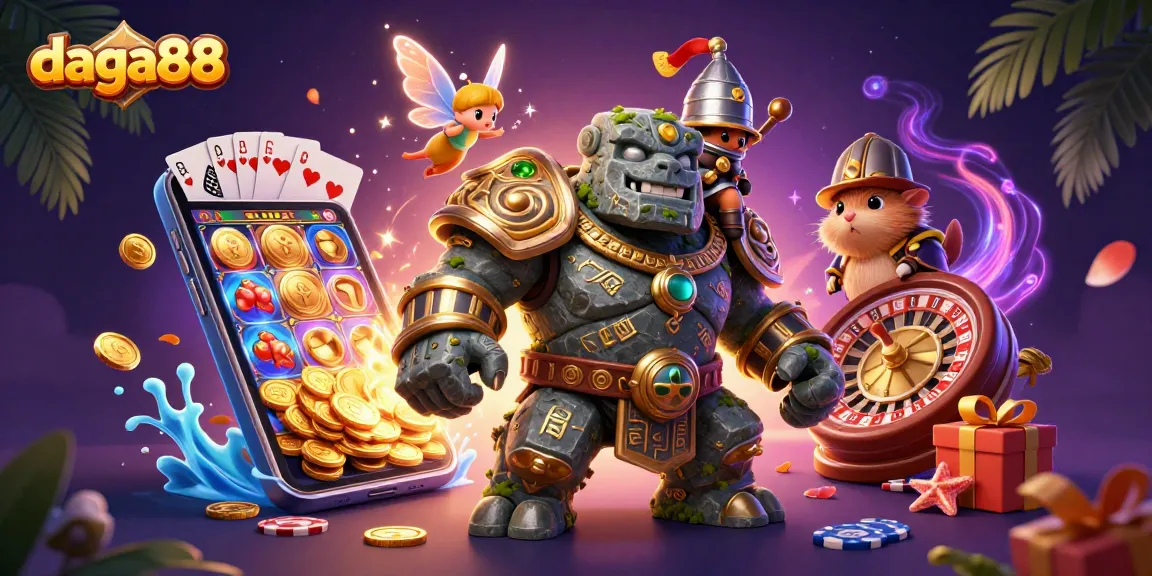 Dive into acción with daga88's thrilling slots as ancient guardians come alive amidst vibrant treasures.