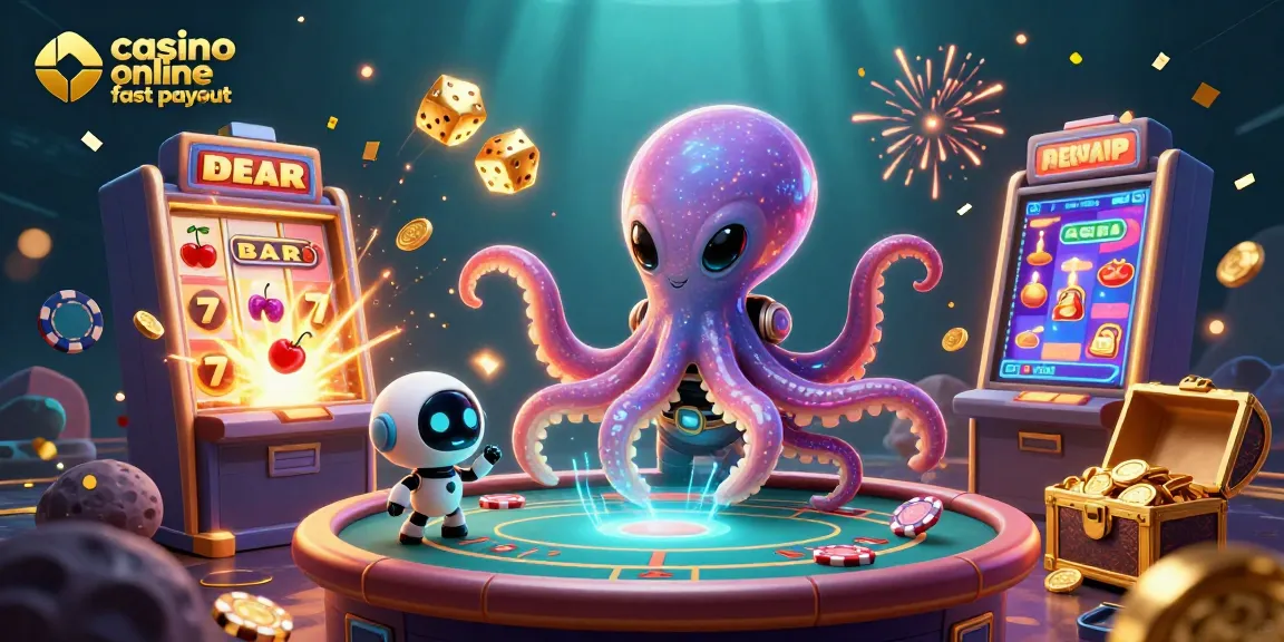 Experience rapid wins at a casino online fast payout with vibrant alien gaming scene